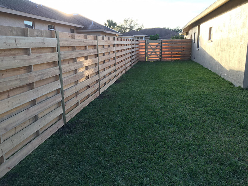 wood fence Anna Maria Florida