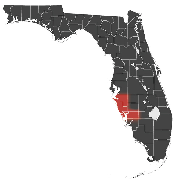 Florida Map - Areas We Serve