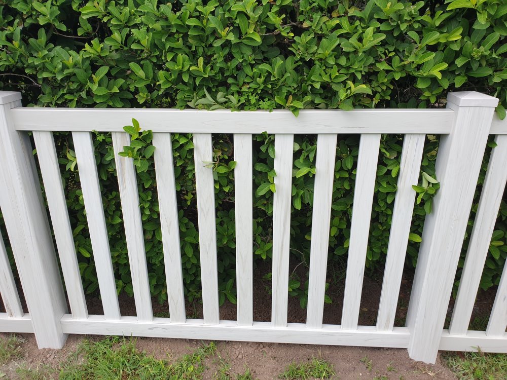 Sarasota, Florida Vinyl Fence Baron style