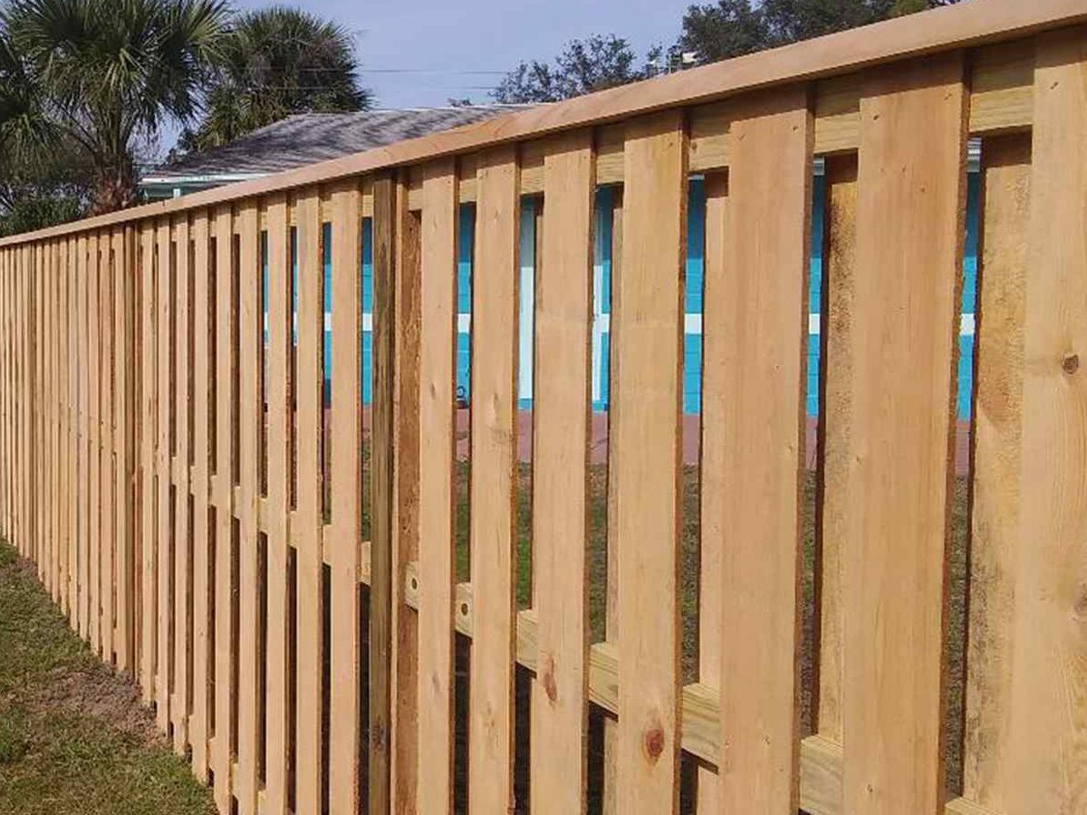 Wood Fence Project by Sarasota, Florida Fence Company
